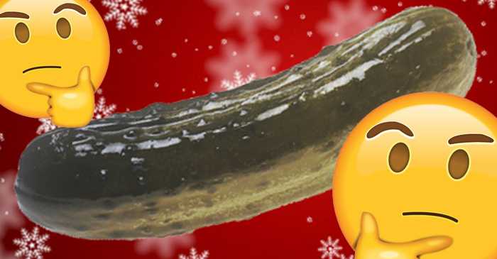 Erikoinen trendi leviää maailmalla: Joulukuuseen ripustetaan suolakurkku!