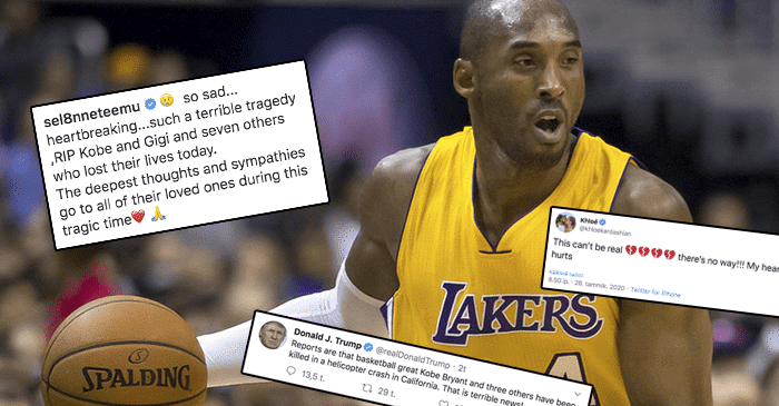 Näin megajulkkikset reagoivat koripallolegenda Kobe Bryantin kuolemaan