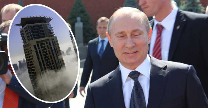 Presidentti Vladimir Putin rakennuttaa Helsinkiin pilvenpiirtäjää
