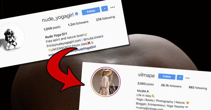 Tiesitkö että huippusuositun Nude Yoga Girl -Instagram-tilin takana on suomalainen malli!  – Katso alastonkuvat Vilma Peltosesta!