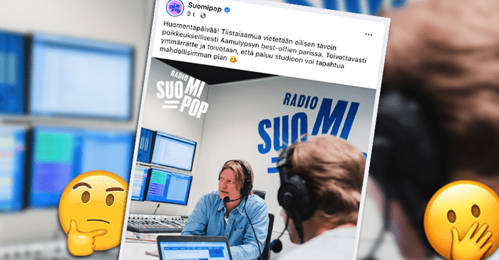 Radio Suomipopin Aamulypsy -ohjelma peruttiin jo toista aamua peräkkäin: ”Kenellähän siellä on nyt sitten korona?”