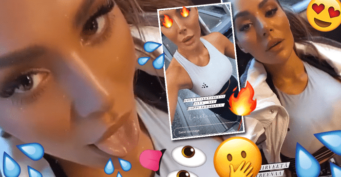 Ohhoh! Sofia Belórf veti hikitreenin päätteeksi kunnon tissishown seuraajilleen! – Kuvat!