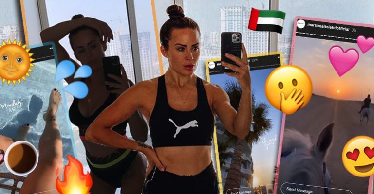 Martina Aitolehden rakkausloma Dubaissa jatkuu eikä kotiin näytä olevan kiirettä! – poseeraa nyt alasti jakkupuvun alla! – Katso kuva