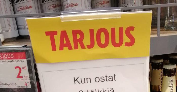 Kaupan tarjouskyltin kirjoitusvirhe sai aikaan hervottomat naurut somessa – Kuva!