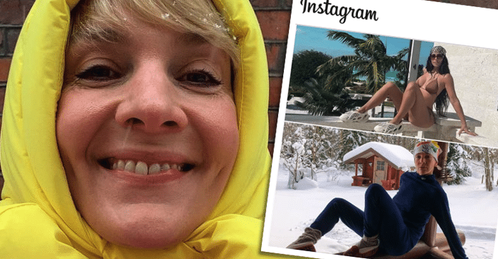 Maria Veitola otti mallia Kardashianeista – somessa ihastellaan: ”Ihan timanttista matskua” – Katso hauska kuvasarja!