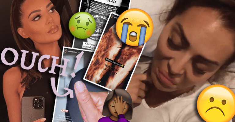 Ouch ja ou nou! Sofia Belórf on kokenut järkyttävää epäonnea: Kynsi katki, jäätelö oli liian suolaista ja wrapista tuli liian rapsakka! – ”Herkutteluilta on pilalla”!