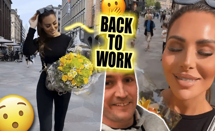 Kohupari palasi Espanjasta Suomeen: Sofia säntäsi heti kukkakaupoille – ”Back to work”