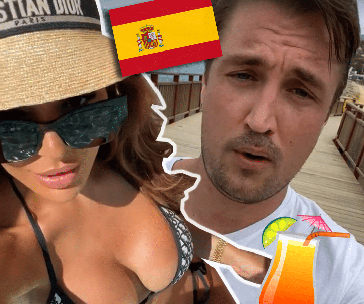 Kohuparin Espanjan loma jatkuu: Sofia Belórfin Instagramissa viliseee merkkilogot ja munkit! – Stefan Therman surkutteli vesivahinkoa! – Kuvat