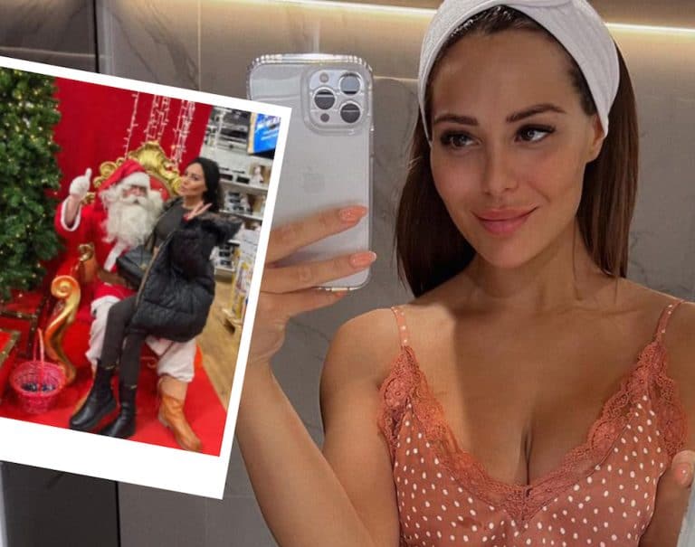 Ohhoh, Sofia Belórf otti etäisyyttä Stefusta ja matkusti Etelä-Pohjanmaalle – pääsi pukin syliin! – Kuvat