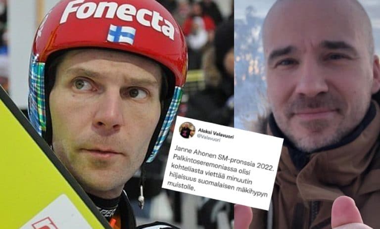 Janne Ahonen, 44, otti mäkihypyssä SM-pronssia – Aleksi Valavuori tiivisti monien ajatukset: ”Olisi kohteliasta viettää minuutin hiljaisuus suomalaisen mäkihypyn muistolle”