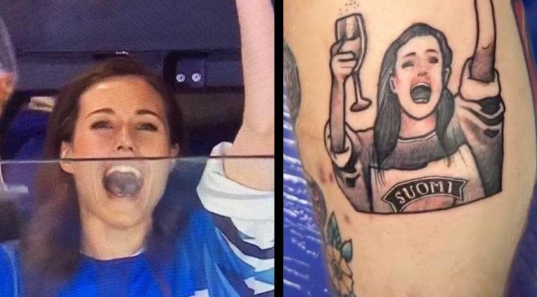 Huhhuh! Joku halusi tatuoida Sanna Marinin ihoonsa! – Tältä valmis kuva näyttää!