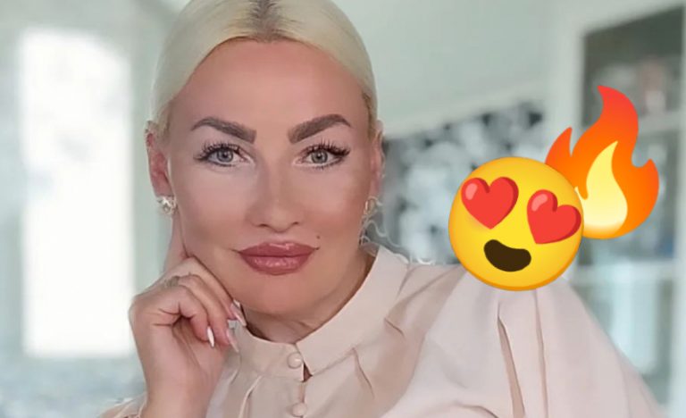 Jösses! Marika Fingerroos pyllistelee tuhmana maalaisemäntänä heinäpaalien kimpussa – Kuva syöpyy verkkokalvoille!