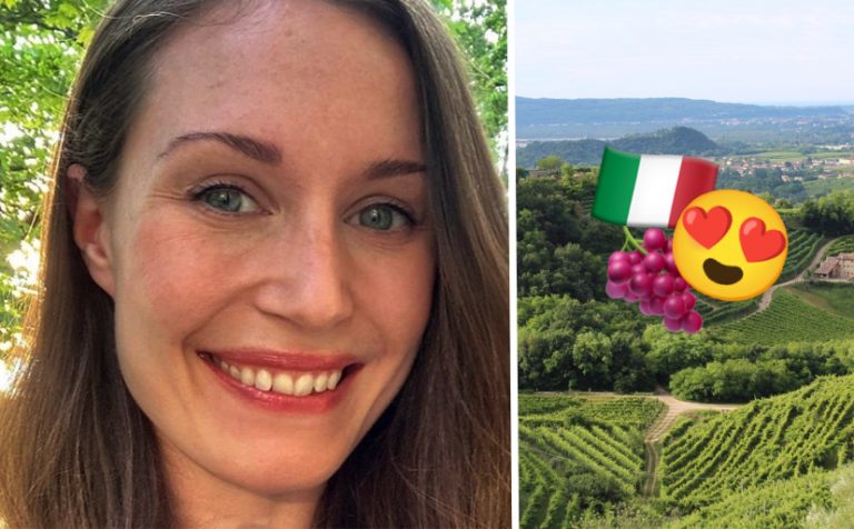 Sanna Marin luksuslomalla Italiassa – viininmaistelua ja ökykartanoelämää!