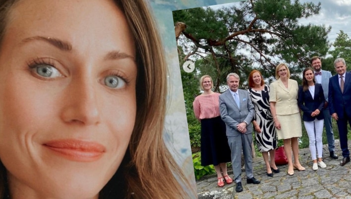 Pääministeri Sanna Marinin hallitus vieraili Kultarannassa: ”Kiitos presidentti” – kuva!