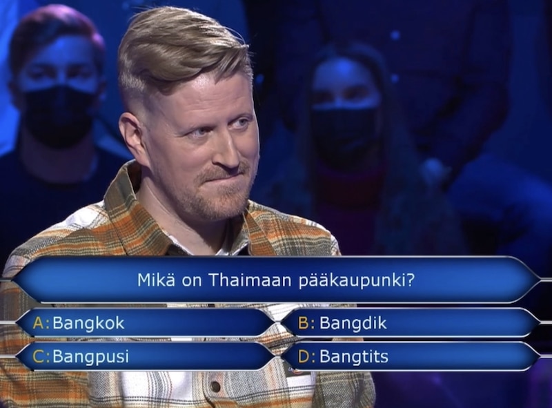 Mik On Thaimaan P kaupunki Haluatko Miljon riksi ohjelman 