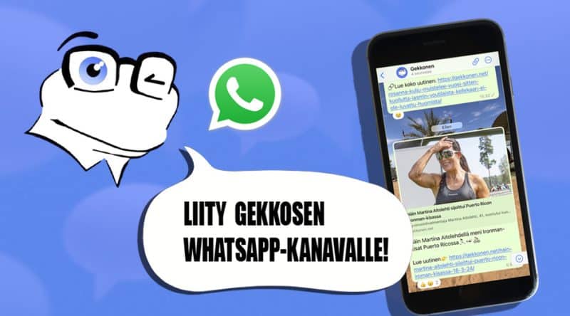 Gekkonen On Nyt WhatsApissa N in Liityt Ilmaiselle Kanavalle 